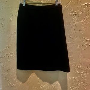 St. John Basic Black knit skirt